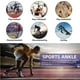 thumbnail image 2 of Advancent Tobilleras deportivas Compresión ajustable Nylon Correa Mangas Tejido Vendaje Soporte Protector para gimnasio Baloncesto Ropa Deportiva, Zapatos, 2 of 6