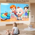 thumbnail image 2 of [Electric Focus] Bolumin 5G WiFi Bluetooth Projector, Native 1080P 12000 LM Full HD Video Projector, Portable Outdoor Movie Projector, 300''Display for for Home Theater, 2 of 6