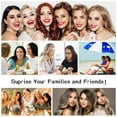 thumbnail image 2 of YILITE 99J Extensions de Cheveux Humains 22 Pouces 50g 20 Pcs Ruban Rouge pour Cheveux Remy Cheveux Humains, Fil de Peau Sans Couture 99J Ruban ins (22 Pouces 99J), 2 of 6