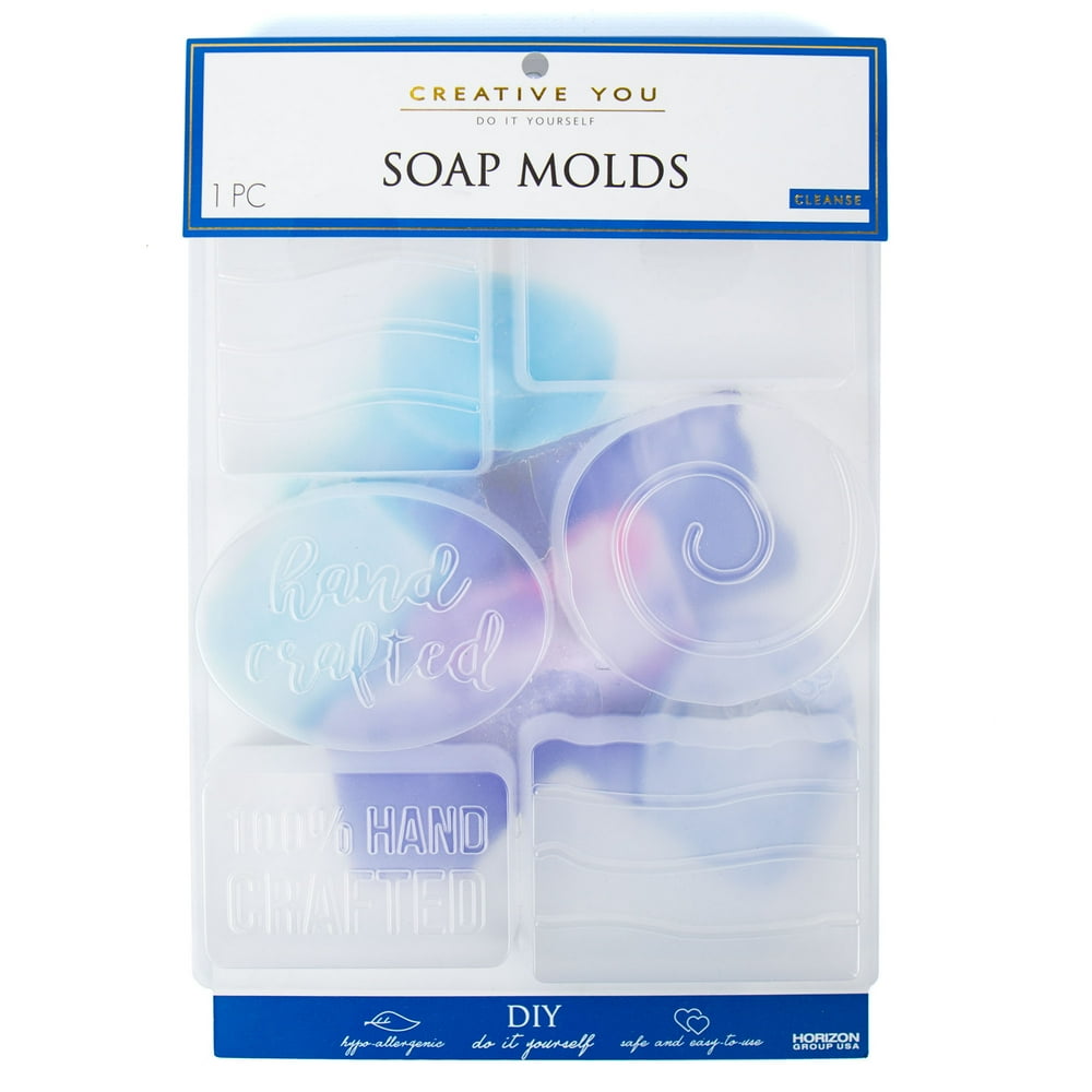 Creative You Decorative Soap Molds, Words & Textures