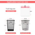 thumbnail image 2 of 4 Gallon Drawstring Garbage Bags, 192 Count, Extra Thick Plastic for Home Use, 2 of 7