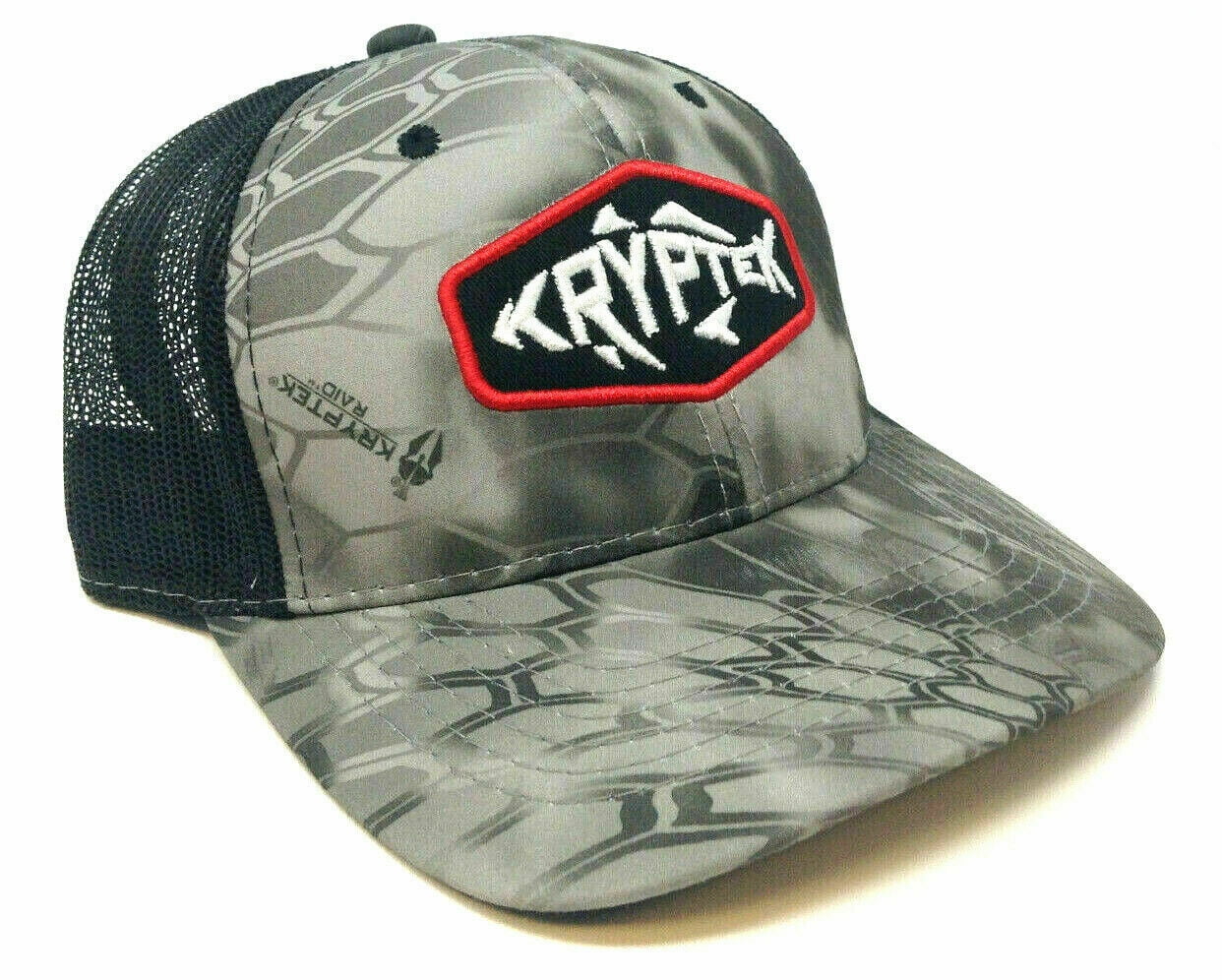 Kryptek Fishing Grey Raid Mesh Trucker 