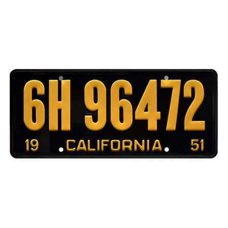 Back to the Future | Biff’s Ford | 6H 96472 | Metal Stamped Replica Prop License Plate