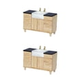 thumbnail image 1 of Bewildely Furniture Miniature Modern Oak Sink House Doll Cabinet Decoration Tipo 1 2piezas, 1 of 6