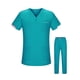 thumbnail image 1 of Uniforme de enfermería, conjunto de uniforme de enfermera, top y pantalones, trajes de trabajo de enfermería para mujer para mascotas XL, 1 of 9