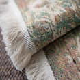 thumbnail image 6 of 2 Pcs Boho Green Floral Semi-Blackout Curtains with Rod Pocket Tassel 59" W x 87" L, 6 of 6