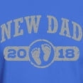thumbnail image 3 of CafePress - New Dad 2018 Dark T Shirt - Men's Classic Graphic Cotton T-Shirt, 3 of 4