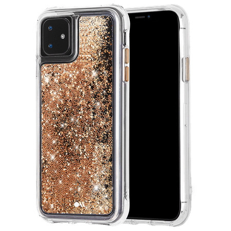 Case-Mate - Waterfall Case for Apple® iPhone® 11 - Gold Waterfall