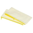 thumbnail image 1 of Uxcell Bolsas de maquillaje en blanco DIY, estuche de lápices de lona con cremallera, paquete de 10, amarillo, 1 of 5