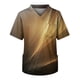 thumbnail image 1 of Men's Printed Short Sleeve V-neck Tops Working Pocket Blouse S, 1 of 3