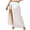 #0138-White, variant on Women's Maxi Skirts Wrap Tie Side Split Hem Skirts Casual Beach Cover Up Style Lightweight Breathable Flowy Loose Fit Summer Skirts
