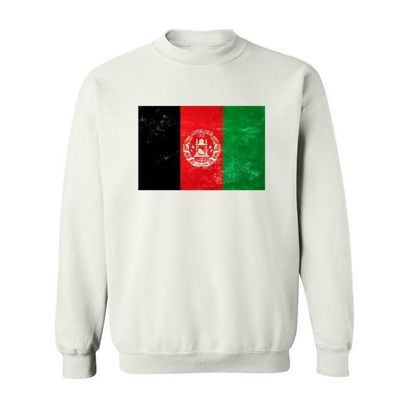 Afghanistan Flag Design Sweatshirt Men -Image by Shutterstock, Male XX-Large