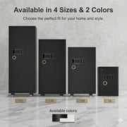 TigerKing 17.6 Cu.ft Extra Large Home Safe, Heavy Duty Digital Security Safe with Touchscreen Keypad, 235lb Solid Steel, 6 Locking Bolts for Home Office, Black
