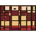 thumbnail image 1 of Ahgly Company Machine Washable Indoor Rectangle Transitional Bronze Brown Area Rugs, 6' x 9', 1 of 7