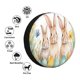 thumbnail image 4 of Fotbe Happy Easter Funda de Llanta de Repuesto con Estampado, Engrosada, Ajuste Universal para Jeep, Remolque, RV, SUV, Camión-14 inch, 4 of 6
