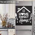 thumbnail image 3 of Black Sweet Home Dishwasher Magnet Cover Reuseable Refrigerator Magnet Cover Decal Fridge Microwave Stickers Hoilday Party Decor 23 x 26 Inch, 3 of 5