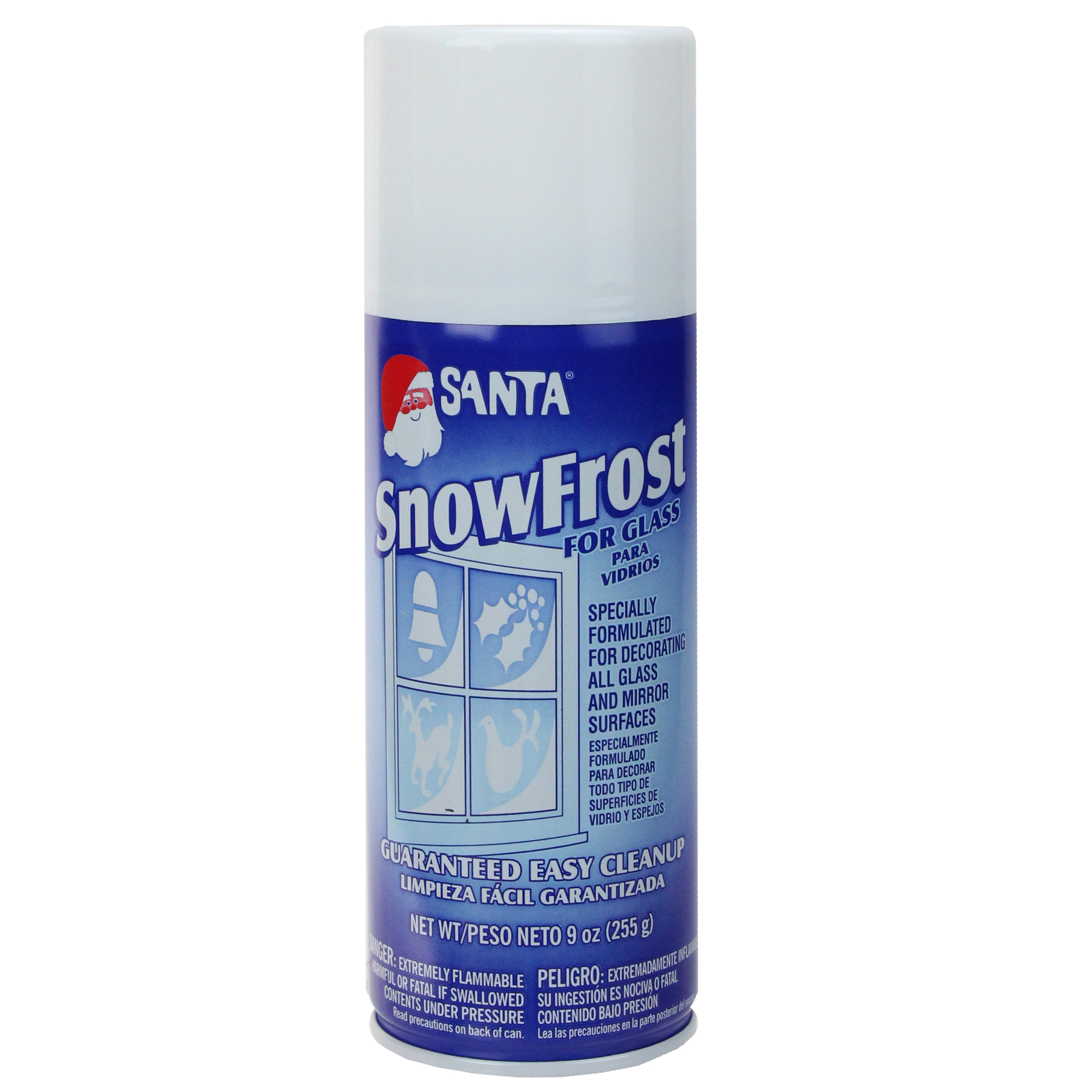 Santa Winter White Snowfrost Christmas Artificial Snow Spray for Glass