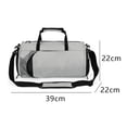 thumbnail image 2 of Bolso del gimnasio de los deportes del compartimiento de los zapatos con el bolsillo separado mojado seco para los hombres y las mujeres, bolso de la yoga del bolso, 2 of 5