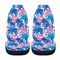 thumbnail image 4 of POLERO Coconut Tree Pattern Vehicle Seat Covers for Men, 2-Pack Front Seat Cover Breathable Stretch Front Seats Covers, 4 of 12