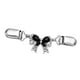 thumbnail image 1 of Clip de cuello perfecl rectangular de moda para mujer broche de chal de suéter color plateado, 1 of 6