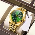 thumbnail image 5 of Resicozy Watches for Men Silver Stainless Steel Strap Wrist Watch Business Casual Daily Round Dial Watch B, 5 of 9