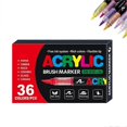 thumbnail image 1 of Stellaya Acrylic Markers for Coloring Books, Straight Liquid Acrylic Marker, 1 of 5