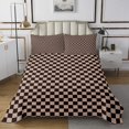 thumbnail image 1 of Erosebridal Checkered Gingham Bedspread Sets Twin Size, Colorful Bed Quilt, Rectangle Geometry Decor, 2-Piece, 1 of 5