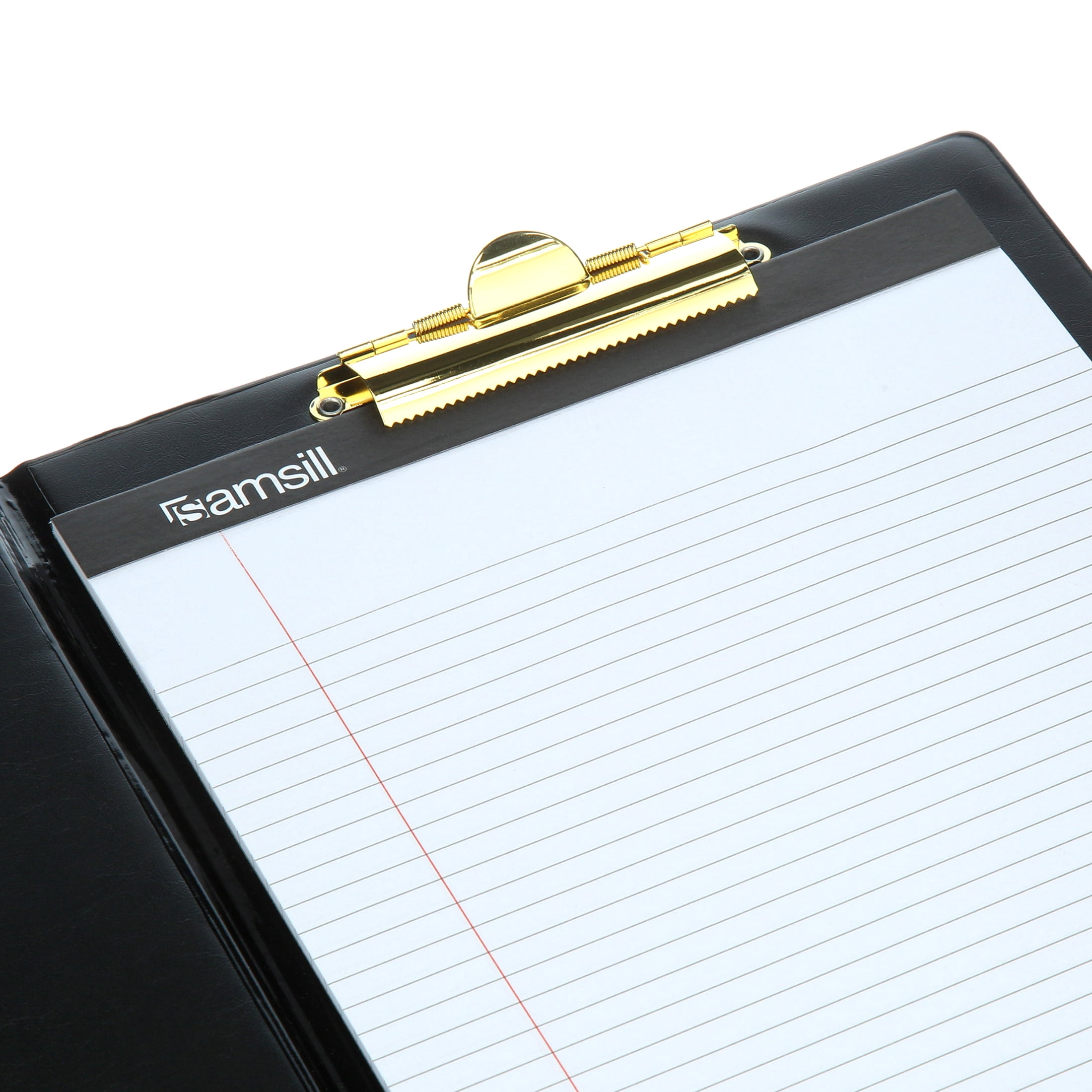 Samsill Clipboard Padfolio, Portfolio, 8.5 x 11 Writing Pad, Black
