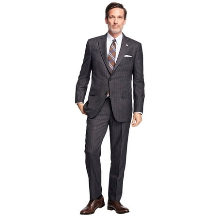 JOSEPH ABBOUD Signature Super 120's Striped Suit 40 Regular 40R Pants 34W