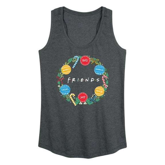 Friends - Wreath - Women's Racerback Tank Top