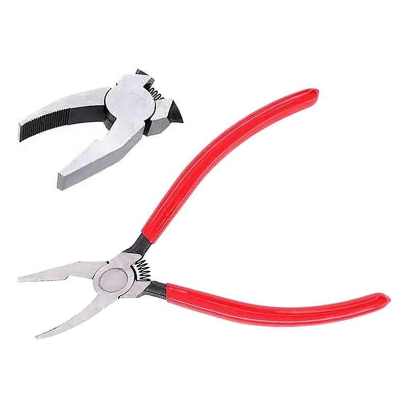 Glass Cutters Tools Set Glass Cutting Tool Kit Glass Cutter Glass Running Pliers Breaker Grozer Pliers with Oil Feed