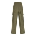 thumbnail image 5 of CQONEPT Mens Cargo Pants Corduroy Workouts Lounge Tactical Pants Athletic Running Trousers with Multi Pockets Army Green 2XL, 5 of 7