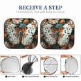 thumbnail image 6 of Naloa Butterfly and Bloom Beauty Print 2-Piece Windshield Sunshade,Foldable Car Front Window Sun Shades,for Most Sedans SUV Truck-Medium, 6 of 6