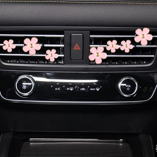 mmirethe 6piece Freshness And With Air Purifying Car Vent Clips Fragrance Freshening Car Air Freshener pink 2Set