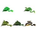 thumbnail image 2 of Wweixi 5cm Frog Spinner Colorful Fishhook Fishing Hook Lure Minnow Salmon Fish Lure Trout Artificial Bait, 2 of 6