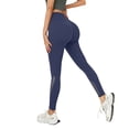 thumbnail image 3 of YUEHUA Women's High Waist Mesh Panel Yoga Leggings, Tummy Control Butt Lifting Compression Pants, Stretchy Workout Tights for Fitness & Sports, 3 of 5