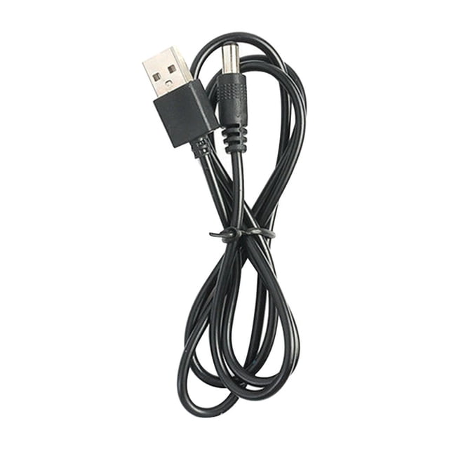 USB to DC Adapter Cable USB Charging Cable Converter charging cable USB adapter Cord with 2 Male Connectors, 5.5x2.1mm