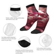 thumbnail image 5 of Pofeuu Surreal Pink Headphones Print 30cm Socks, Adult Running Hiking Socks for Youth and Adult, 5 of 7