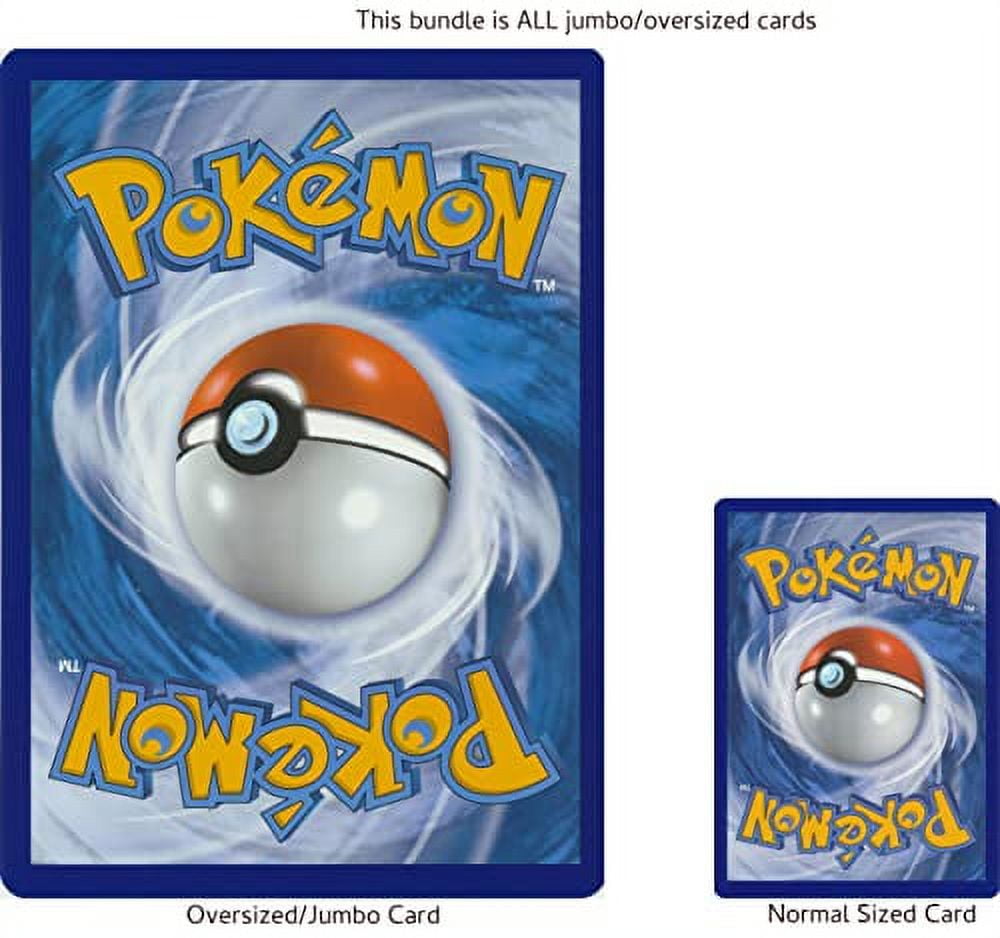 golden jumbo pokemon card Golden Groundhog Pokemon TCG Bundle: 5 Oversize/Jumbo Cards, Basic, Promos  & Ultra Rare Pack for Deck (V, GX)
