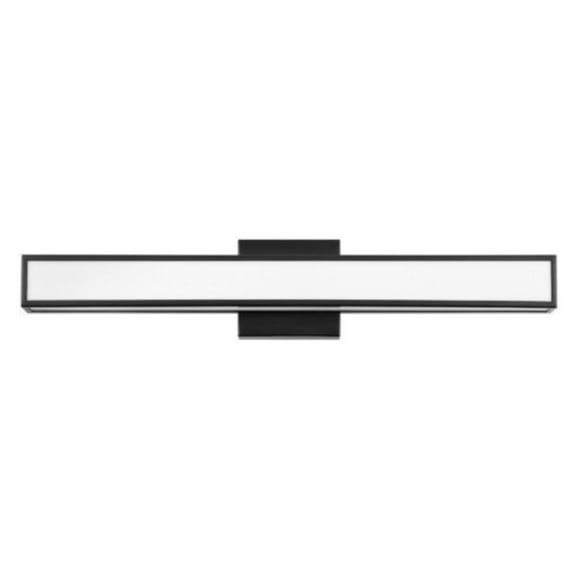 29W Led Medium Bathroom Vanity in Modern Style 24 inches Wide By 4.75 inches High-Black Finish Bailey Street Home 81-Bel-4160280