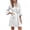 White, variant on Ekouaer Silky Robes for Women Satin Knee Length Bride Bridesmaid Wedding Party Bathrobe Lightweight Sexy Sleepwear with Pockets