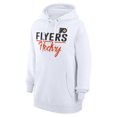 thumbnail image 2 of Women's G-III 4Her by Carl Banks  White Philadelphia Flyers Team Fleece Pullover Hoodie, 2 of 3
