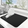 thumbnail image 1 of WISELIFE Estera para secar platos, tapete de café, tapete de secado súper absorbente, tapetes grandes para secar platos para encimera de cocina, tapete para platos fácil de limpiar, tapete para secar, 1 of 4