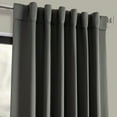 thumbnail image 3 of Anthracite Grey Blackout Room Darkening Curtain (1 Panel), Anthracite Grey, 50W X 96L, 3 of 6