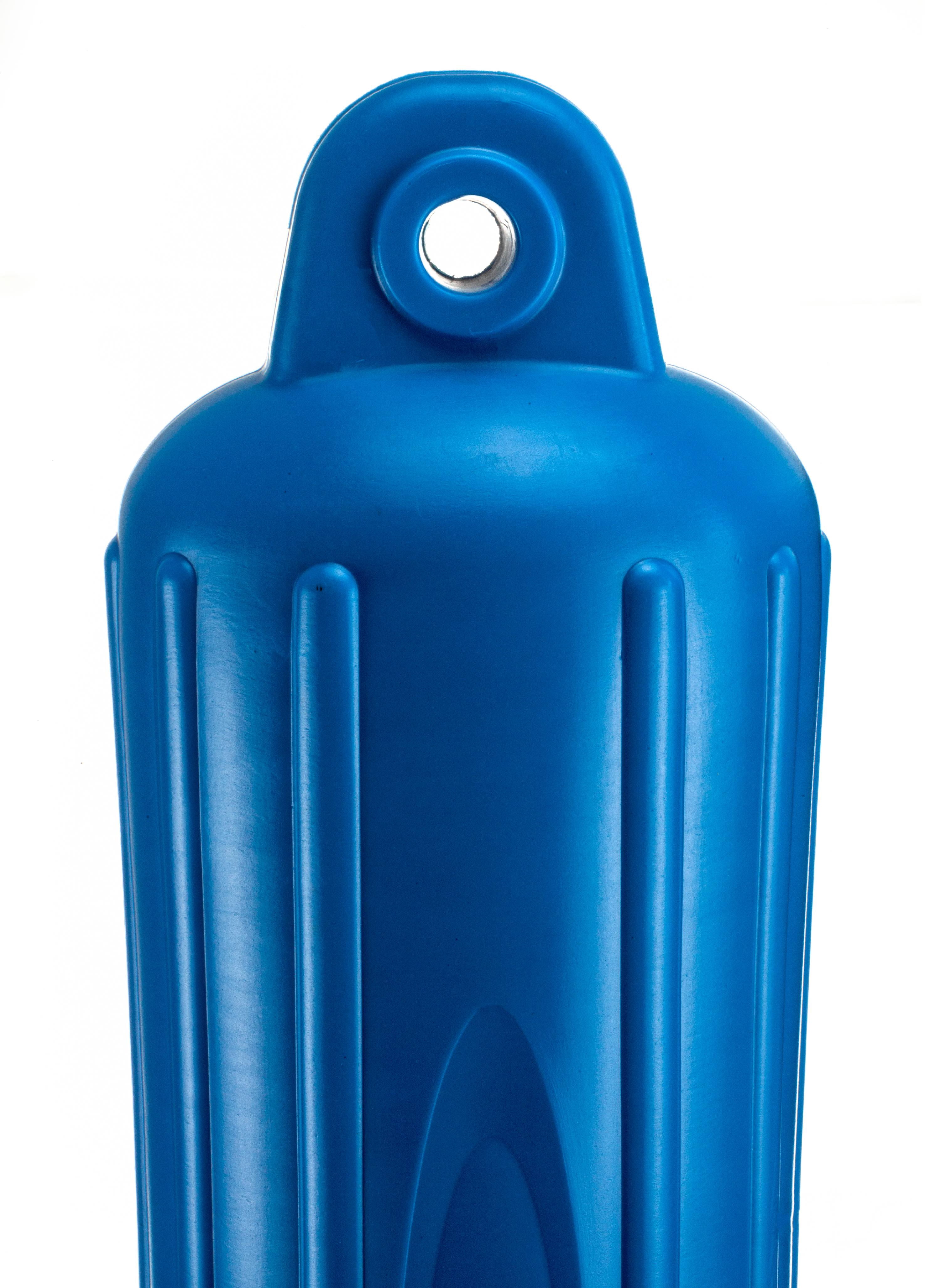 Attwood 9355BD1 SoftSide UV-Resistant Marine Boat Fender, Blue, 5-Inch x 22-Inch