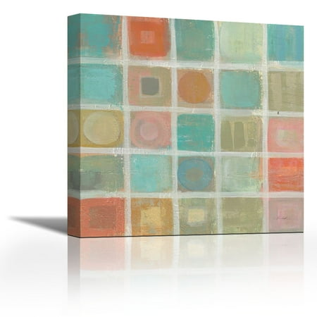 Sea Gl Mosaic Tile Ii Contemporary Fine Art Giclee On Canvas Contemporary Fine Art Giclee On Canvas