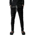 thumbnail image 2 of Ma Croix Mens Stripe Track Pants Skinny Fit Elastic Athletic Training Joggers, 2 of 6