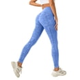 thumbnail image 2 of WAYUTE Yoga Pants Women Tummy Control Seamless Non See Through Solid Color Stretchy Soft Trousers for Gym Fitness S, 2 of 5