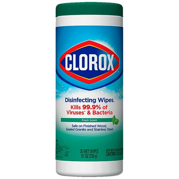 Clorox Disinfecting Wipes Fresh Scent 35 Wipes, 3 Pack