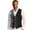 Black White Geometry, variant on Men's Geometry Print Formal Suit Vest Slim Fit Vests 3 Pockets Fashion Soft for Men V Neck Black White Waistcoat Business Wedding Casual L
